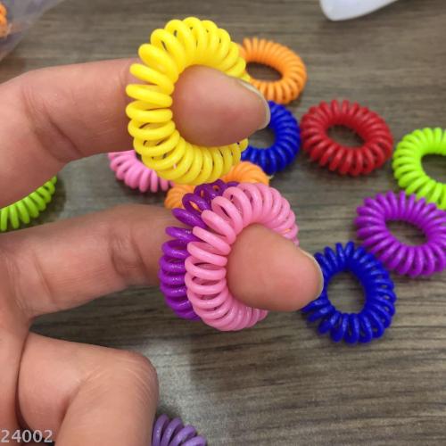 Color Telephone Line Hair Ring Hair Accessories 