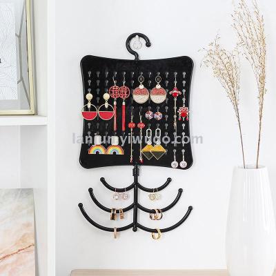 ornament display rack multipurpose receive to hang a key ring earring to show rack earring board to hang a wall home use