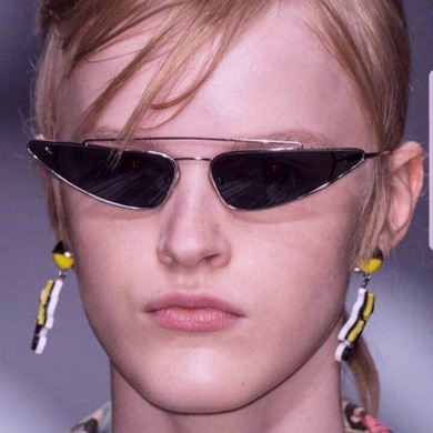 98301 特价亚马逊爆款欧美热卖小框水滴形眼镜框 精品金属太阳眼