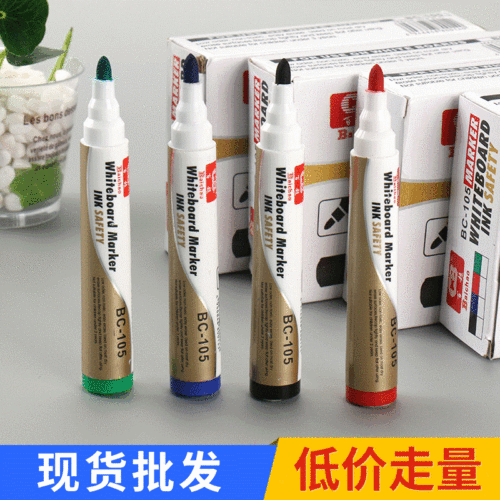 Baichao Bc105 Wholesale Red Blue Black Mark Pen Whiteboard Marker Signature Pen Marker Mark Marker Pen Wholesale