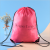 Color bundle mouth backpack bag environmental protection outdoor nylon shoulder drawstring bag Oxford cloth rope bag logo