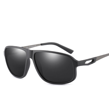 P0068  New TR90 Uv400 Men Polarized Sunglasses Driving Fishing Matte Sun Glasses Shades