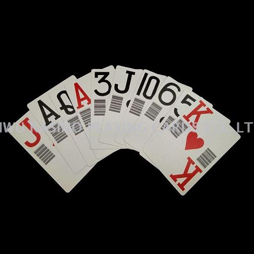 casino bar code poker/high-end anti-counterfeiting poker， club exclusive