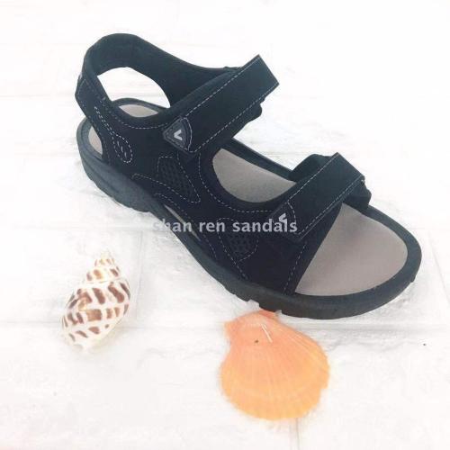 foreign trade sandals beach shoes factory direct plus size men‘s shoes summer new breathable men‘s beach sandals pvc bottom