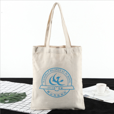 Cotton canvas bag packaging LOGO creative advertising printing handbag quality wrap folding bag wholesale