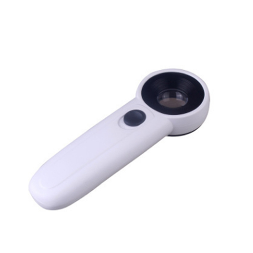 handheld 45 times with led light optical hd identification magnifying glass jewelry magnifying glass 6b-o factory wholesale