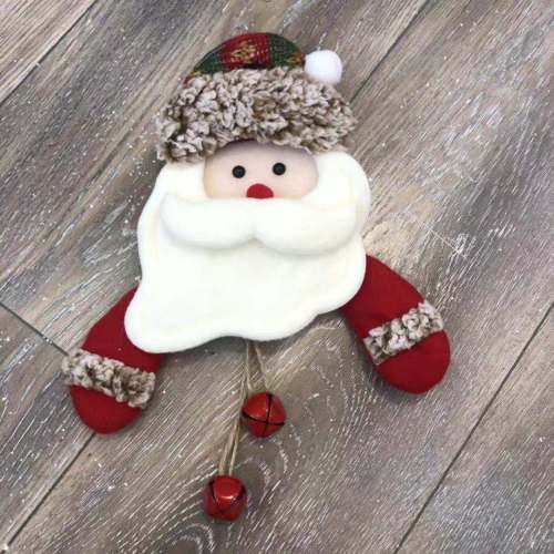 christmas old man‘s head cloth pendant christmas decoration and accessory christmas pendant new