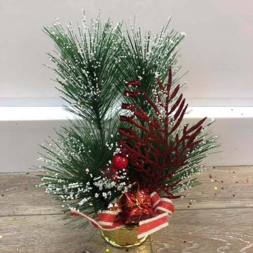 christmas christmas gift decoration pine needle tree mini pine tree christmas supplies decorations christmas flower pot simulation tree