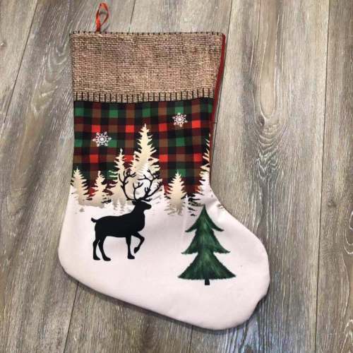 christmas christmas socks gift bag christmas candy bag non-woven socks christmas gift bag christmas pendant