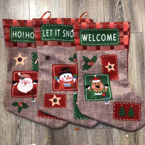 christmas gift bag christmas supplies gift bag christmas cloth christmas socks holiday