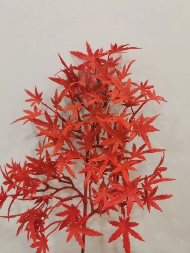 artificial flower artificial fruit single bonsai mini maple leaf soft simulation bonsai tree customization