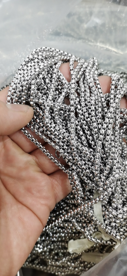 Stainless steel chain stainless steel jewelry chain stainless steel pearl chain stainless steel chain