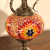 Lamp in Turkish Mosaic designed in the shape of Aladdin wine pot