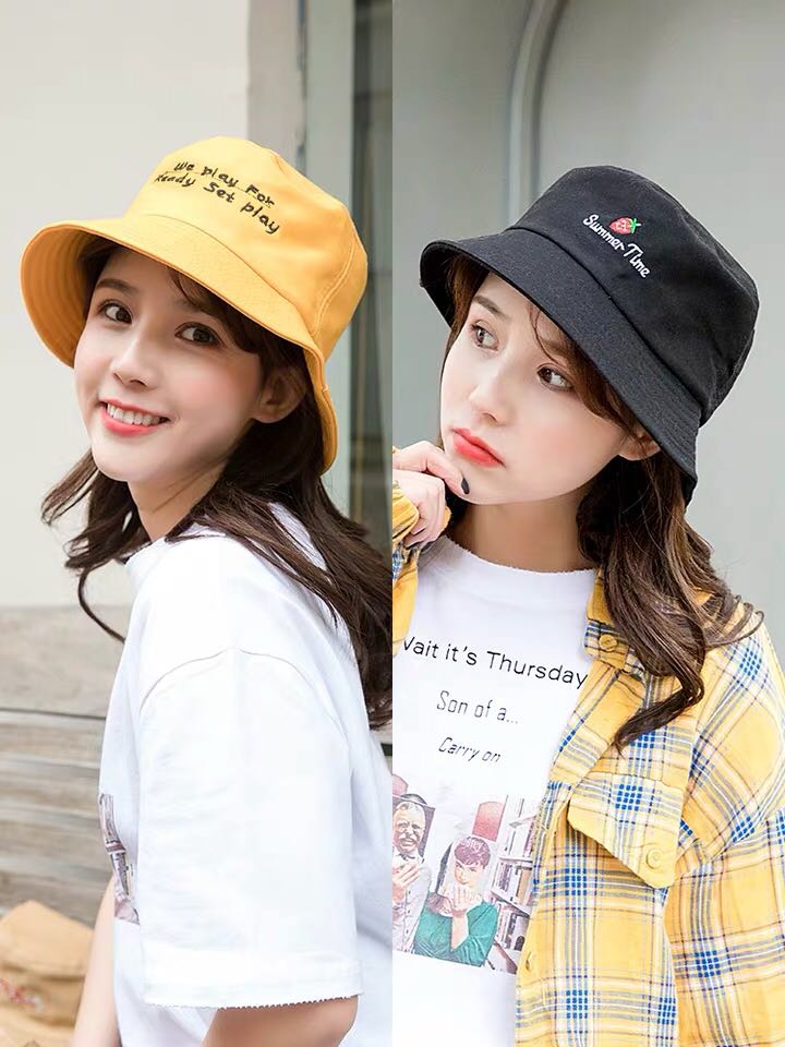 Spring  summer Korean version of joker soft sister cute ins web celebrity fisherman hat spring and a