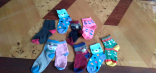 medium waist mixed color children‘s socks