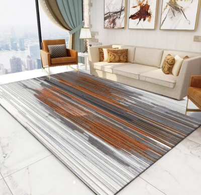 Nordic style light luxury style simple bedroom carpet living room tea table household washable carpet mat