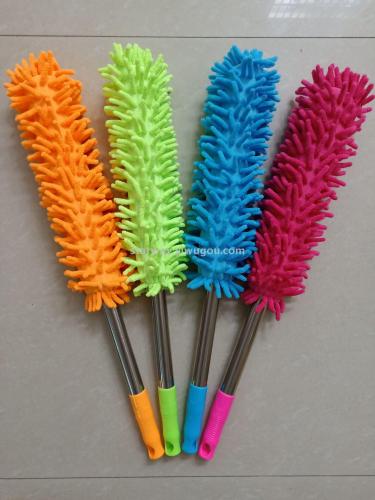 Chenille Duster Dust Duster No Retractable No Lint Cleaning Brush Dust Duster Stainless Steel Retractable Dust Duster