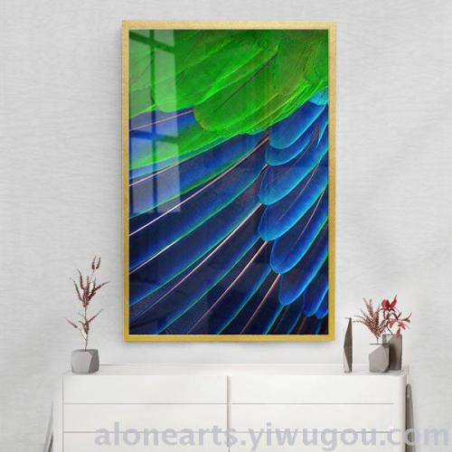 Corridor Entrance Painting Modern Living Room Dining Room Screen Hanging Painting Entry Door Mural Affordable Luxury Style Abstract Oil Painting