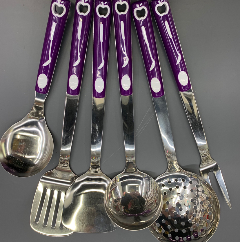 Apple Handle Spatula Set Thickened Heat Insulation Durable K...