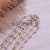 Zircon jewelry chain DIY bracelet necklace accessories chain accessories