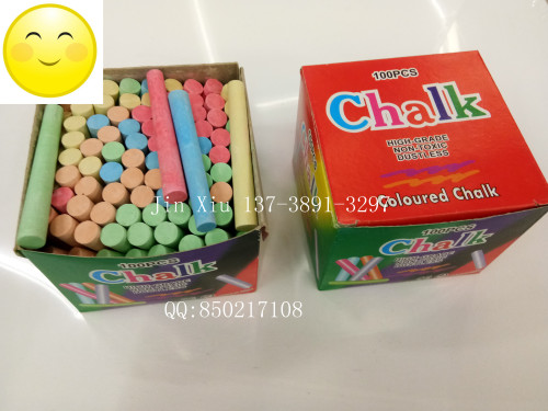 Chalk， color Box Chalk， Color White Dust-Free Chalk， chalk