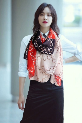 new korean spring silk scarves 90*180cm