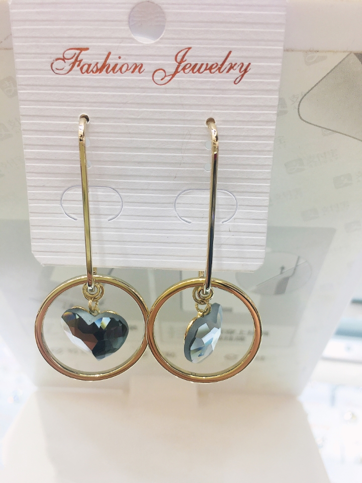 2021 new copper glass Luxury  high quality  fashion and hot selling earring  jewelry