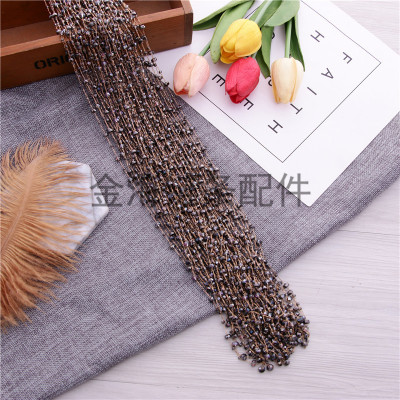 Jinhai boutique crystal jewelry chain DIY alloy chain necklace bracelet accessories clothing accessories
