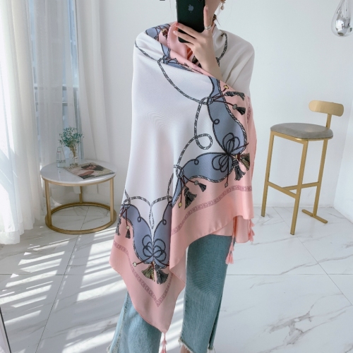 Wholesale Fashion Popular Twill Cotton Printed Ethnic Style Shawl in Stock