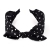 New wide wave point hair band European polka dot bow headband women simple cloth art knot hair accessories h