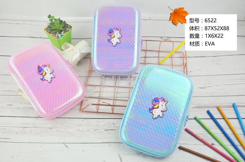 The Eva pencil bag unicorn 6522 large capacity 3 d waterproo...