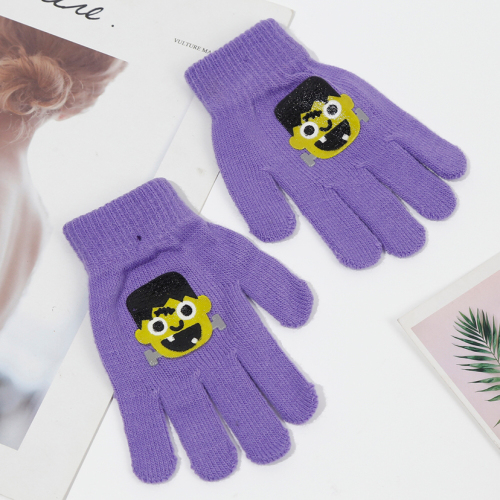 Wholesale Winter Customized Offset Gloves for Children around 10 Years Old