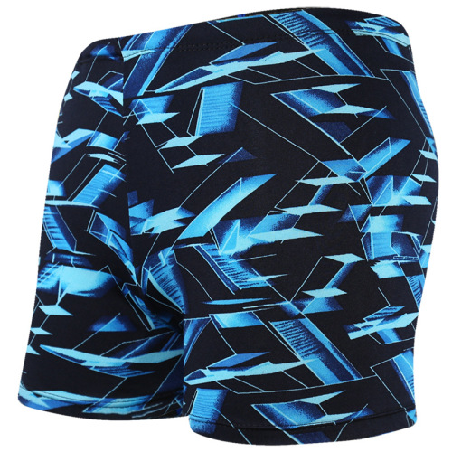 Men‘s Swimming Trunks Factory Direct Boxer Milk Silk Quick-Drying Large Size Anti-Embarrassment Hot Spring Swimming Trunks wholesale 