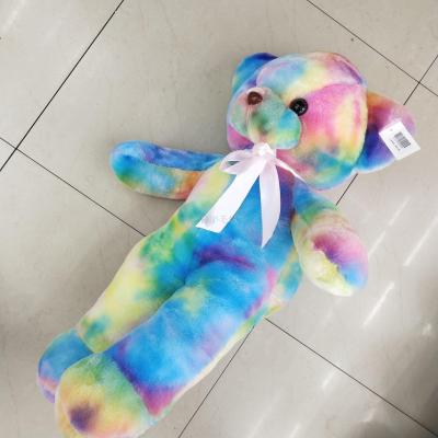 Rainbow bear plush doll, plush doll, wedding supplies