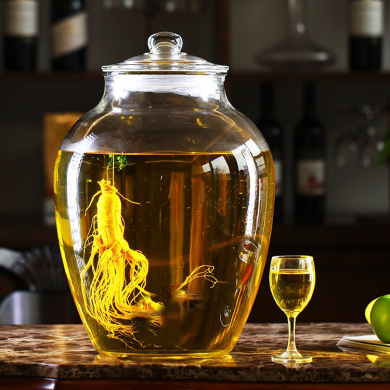 泡酒玻璃瓶酿酒坛子泡酒坛子玻璃密封罐手工制作稀有超大号