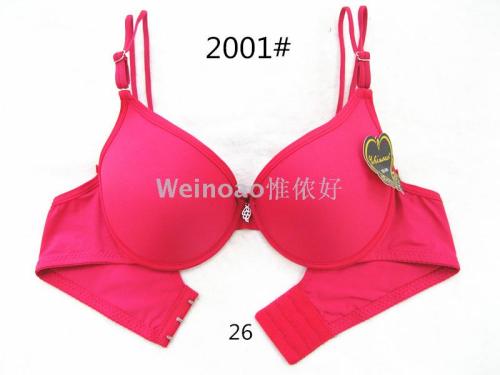 cross-border european code with steel ring glossy comfortable sexy large size women‘s bra 2001#
