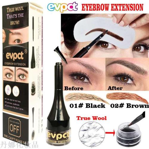 Evpct Eyebrow Increment Cream Eyebrow Dye Cream 4D Eyebrow Fiber Gel Cmaadu Foreign Trade New Hot Products