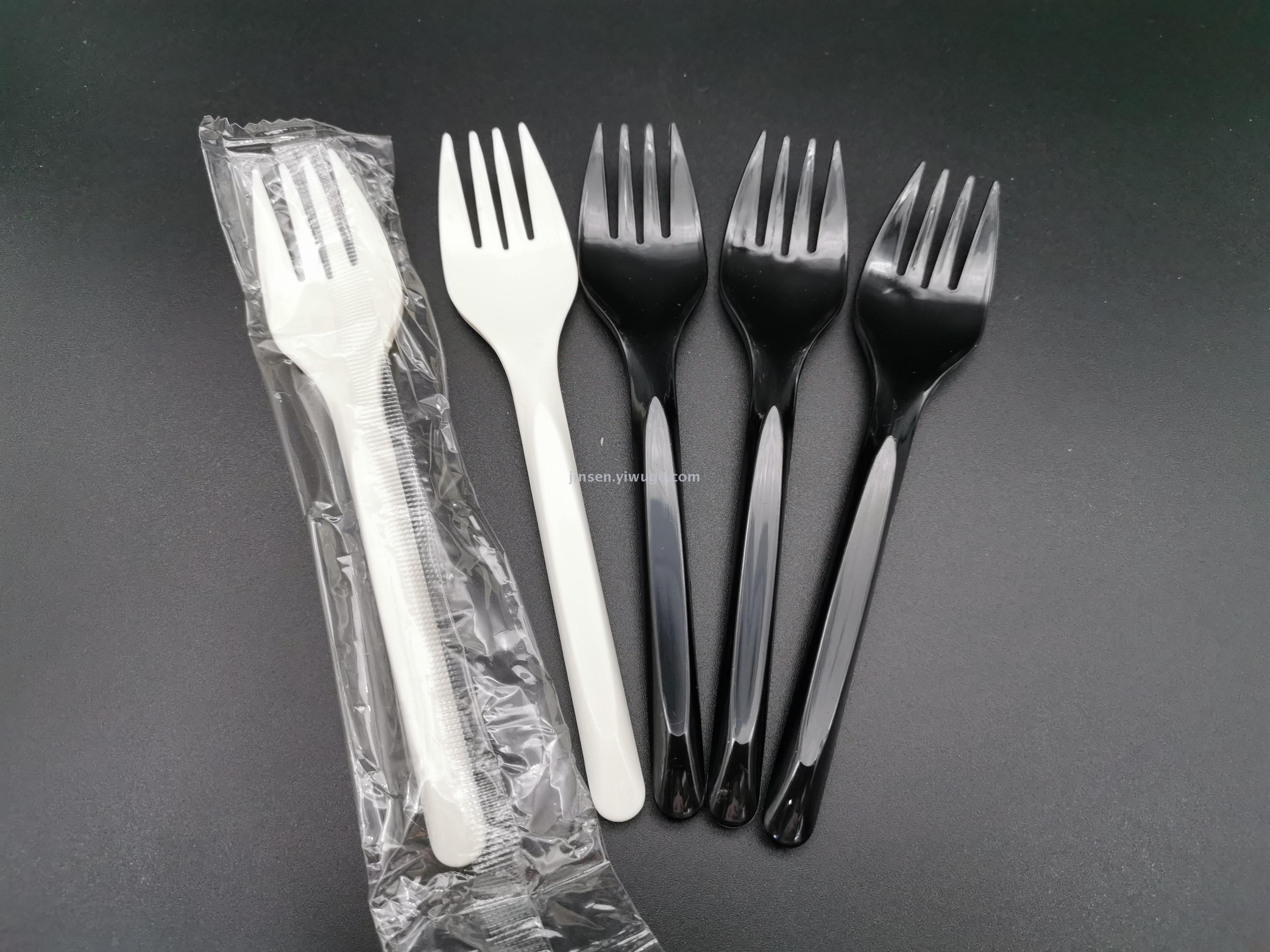 一次性塑料餐具,塑料叉子,蛋糕叉,甜品叉,外卖叉子