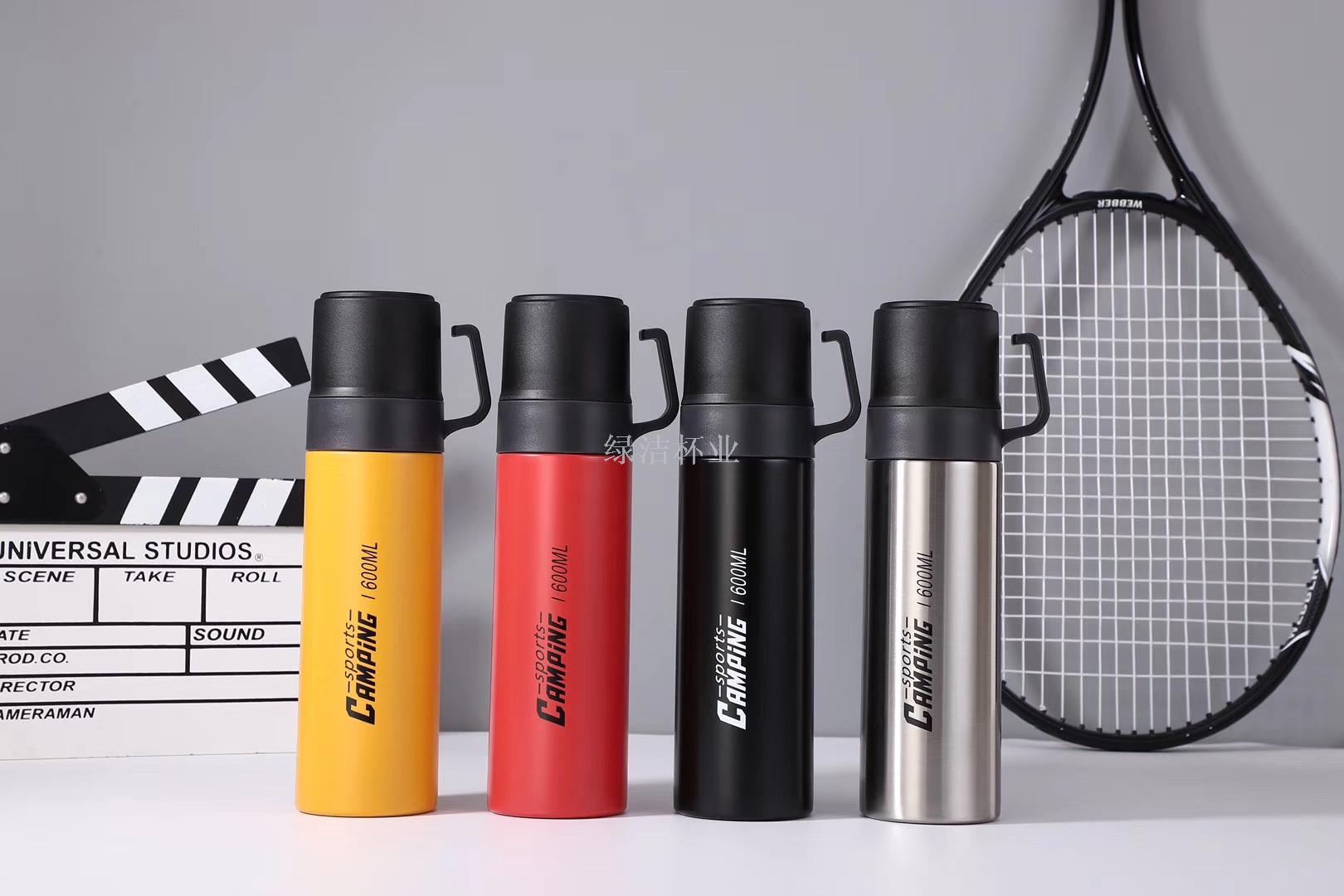 Thermos Cup Lid can drink water men and women fashion portab...