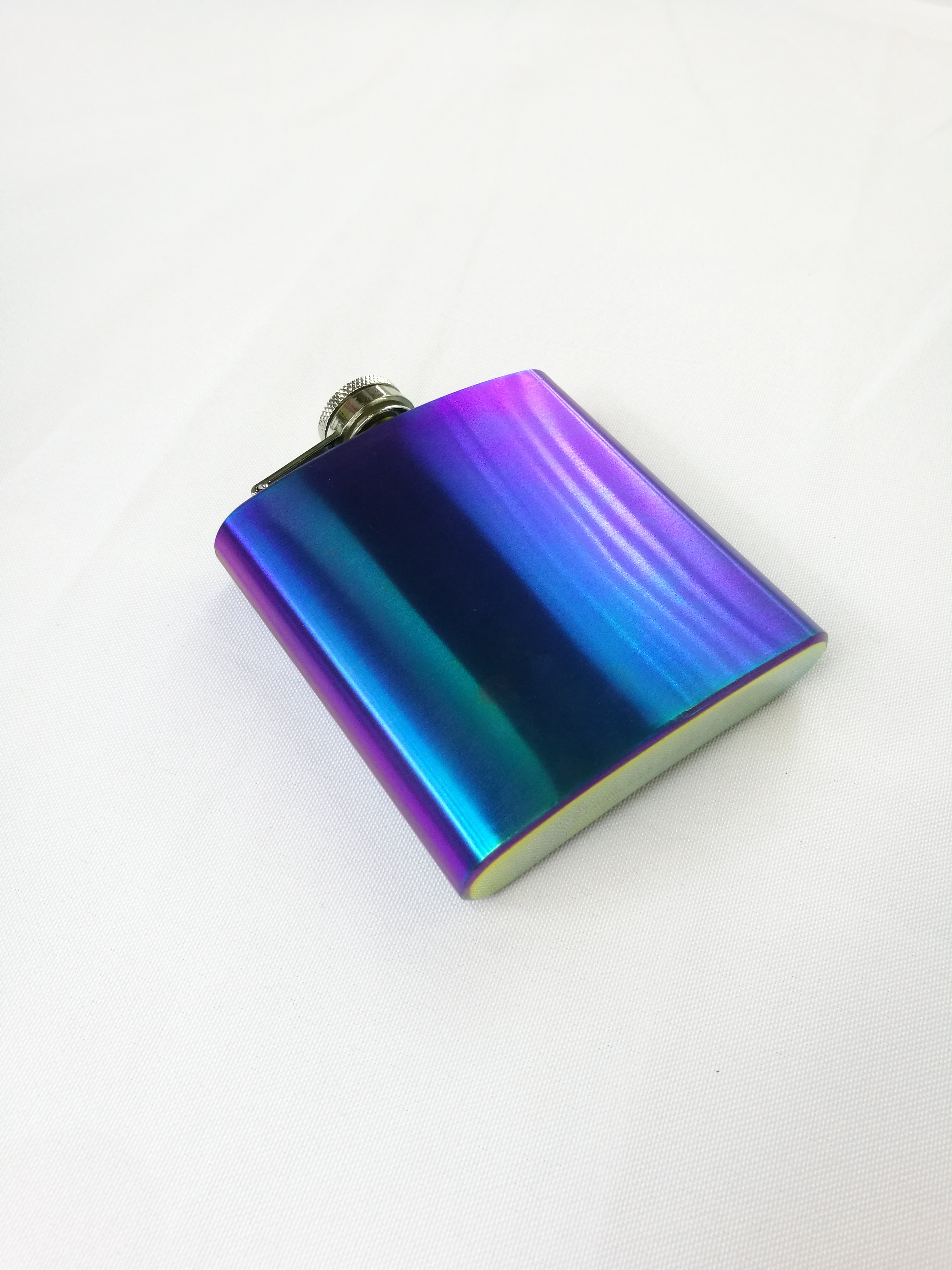 大管6oz七彩电镀酒壶_国泰不锈钢器皿厂_义乌国际商贸城二区_义乌购