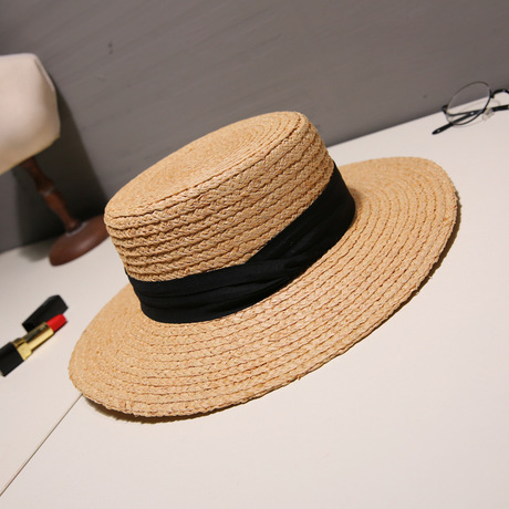 South Korean version of the hipster beach summer outing sun protection sun shade big top hat lafite