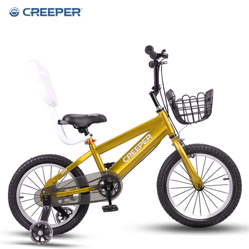 2 creeper factory direct sales children‘s pedal bicycle with auxiliary wheels
