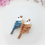 European and American fashion lovers clothing personalized bird brooch high-grade drop oil pin suit cardigan clothing accessories accessories