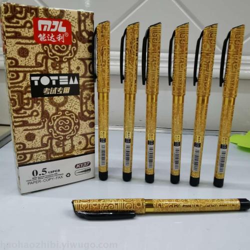 nandali k-137 gel pen wholesale needle head signature pen student stationery office creative pen factory direct sales