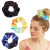 MIZI Cross Border hot style gradient diamond hair ring Sky hair ring tie-dye velvet Large hair ring C93 hair accessories