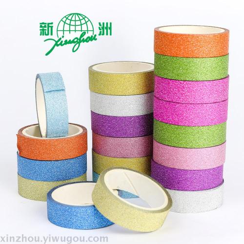 glitter tape. decorative tapes， size accept customization