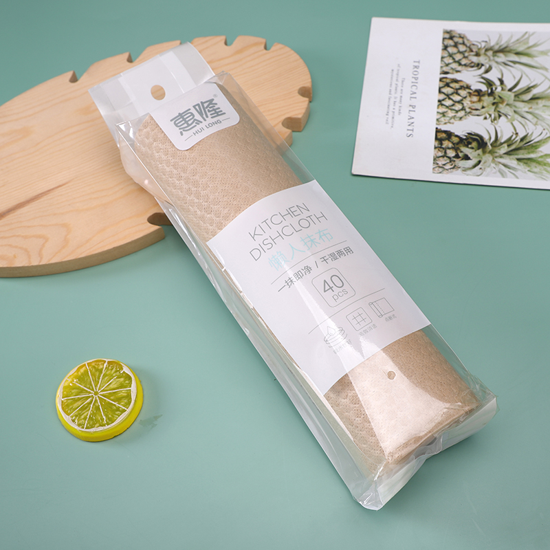 Washable non - oily lazy dishcloth kitchen non - woven towel wet and dry household paper the disposa