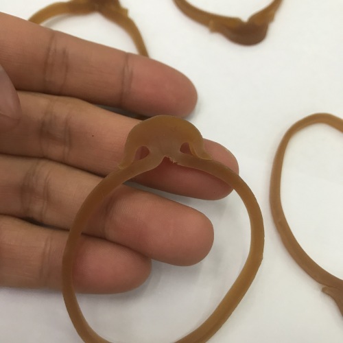 arrow rubber band， with hook rubber band， natural rubber ring