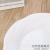 round White Melamine Material Dish Simple Water Cup Storage Tray Tea Tray Fruit Plate European Cake Tray and Dinner Plate