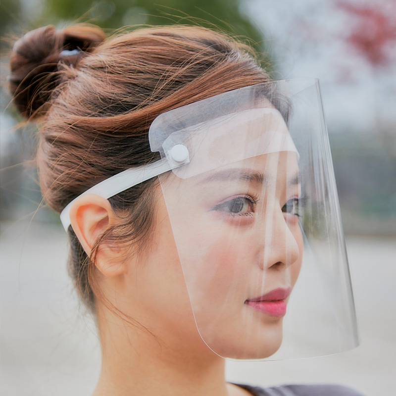 Spot factory direct selling face mask full face screen clear and transparent cover anti-fog anti-dro